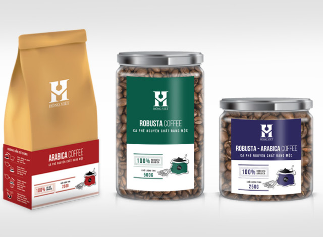 Hong Viet Coffee Packaging
