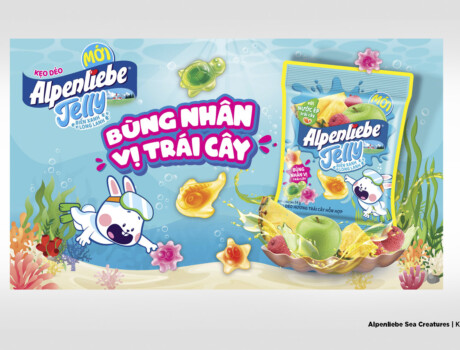 Key Visual & POSM Alpenliebe Jelly Sea Creatures