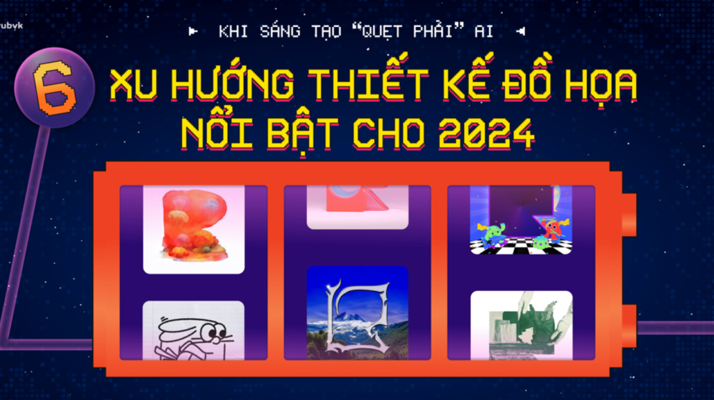 6 xu hướng thiết kế đồ họa nổi bật cho năm 2024 dưới ảnh hưởng của “cơn sốt” AI