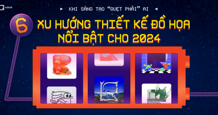 6 xu hướng thiết kế đồ họa nổi bật cho năm 2024 dưới ảnh hưởng của “cơn sốt” AI